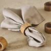 Hollow servettring Ø5 cm 4-pack, Akacia