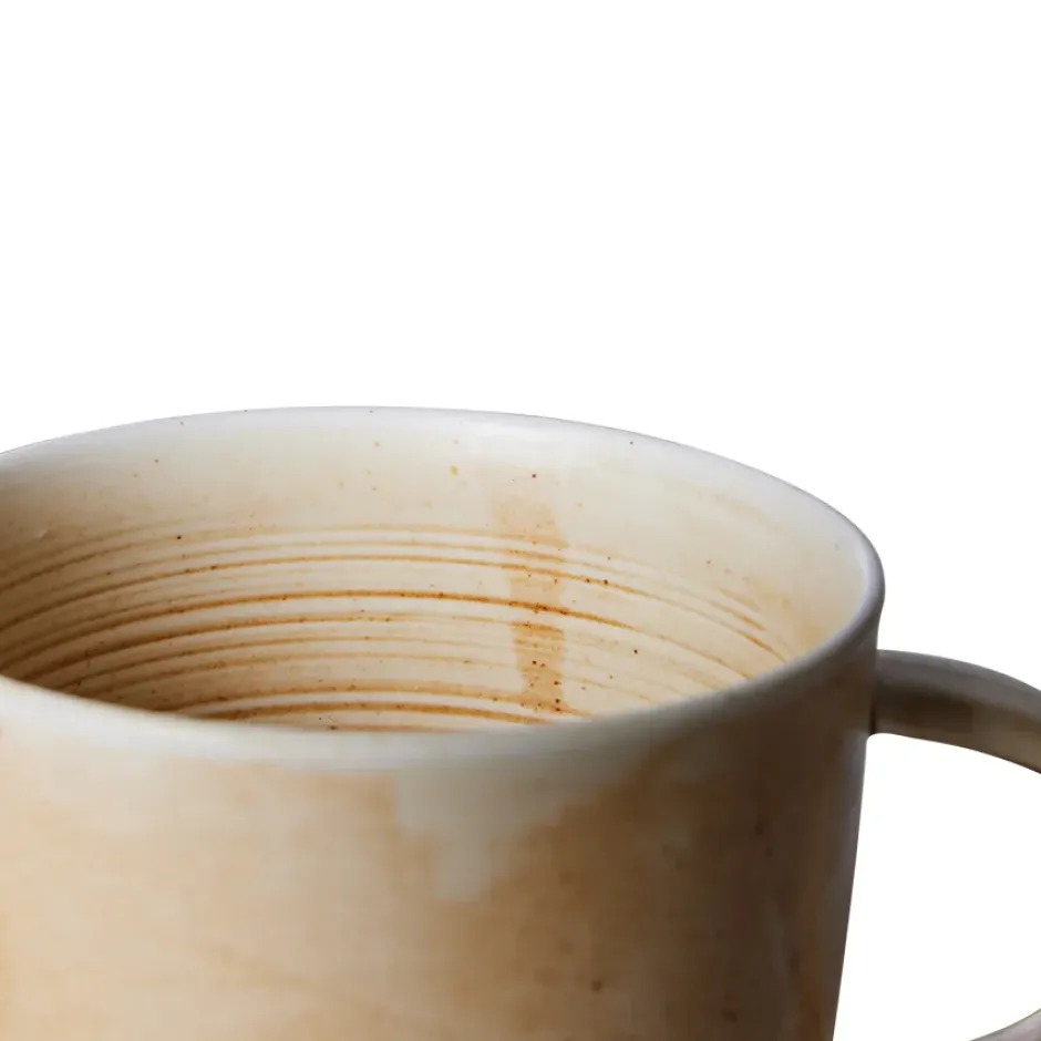 Home Chef mugg med öra 32 cl, Rustic cream-brown