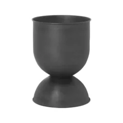 Hourglass kruka liten Ø30 cm, Svart-mörkgrå