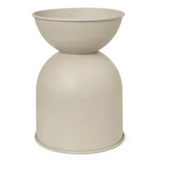 Hourglass kruka stor Ø50 cm, Cashmere