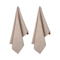 Humdakin ekologisk kökshandduk 45x70 cm 2-pack, Latte
