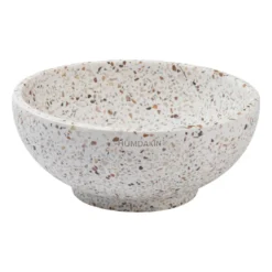 Humdakin Terrazzo skål Ø18 cm, Red/Beige