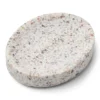 Humdakin Terrazzo tvålfat 10x13 cm, White-brown