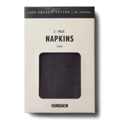 Humdakin tygservett 40x40 cm 2-pack, Coal
