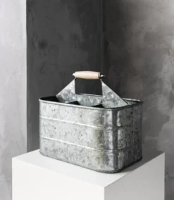 Humdakin zink bucket förvaringslåda, 30x20