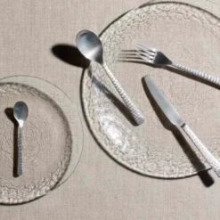 Hune bestick 16 delar, Brushed satin hammered