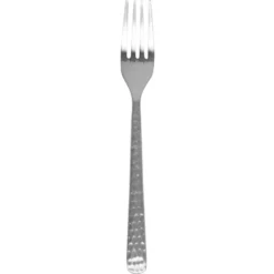 Hune middagsgaffel, Brushed satin hammered