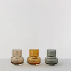 Hurricane tealight no. 25, Smoked grey