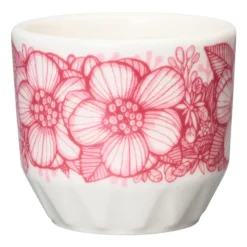 Huvila äggkopp 2-pack, Rosa-vit