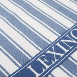 Icons Waffle Striped kökshandduk 50x70 cm, Blue-white