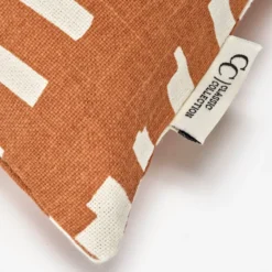 Ikat Block kuddfodral 50x50 cm, Brown