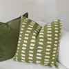 Ikat Block kuddfodral 50x50 cm, Grön