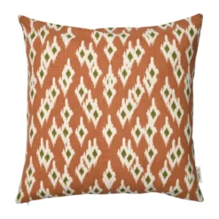 Ikat Diamond kuddfodral 50x50 cm, Brown
