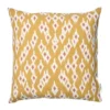 Ikat Diamond kuddfodral 50x50 cm, Yellow