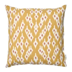 Ikat Diamond kuddfodral 50x50 cm, Yellow