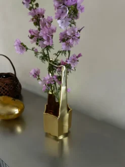 Ikebana vas 30 cm, Mässing