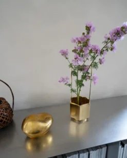 Ikebana vas 30 cm, Mässing