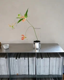 Ikebana vas 30 cm, Nickel