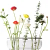 Ikebana vas rostfritt stål, Lång