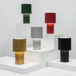 Iluma bordslampa portabel, Guld