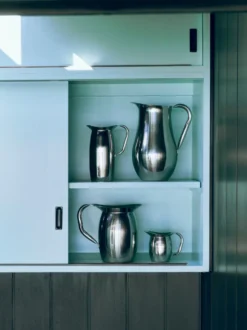 Indian Steel Pitcher kanna, Tall 0,9 L