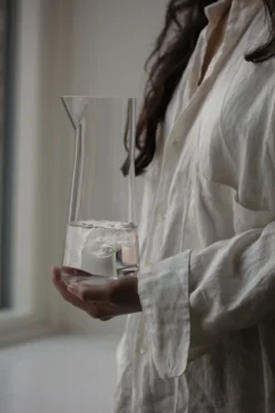 Informal karaff med skål 1 L, Klar