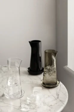 Informal karaff med skål 1 L, Klar