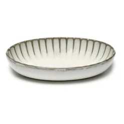 Inku oval serveringsskål S 13x19 cm, White