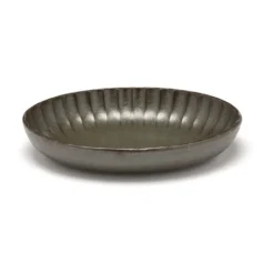 Inku oval serveringsskål S 13x19 cm, Green