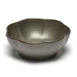 Inku räfflad skål L Ø13 cm, Green