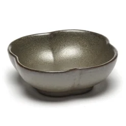 Inku räfflad skål S Ø9 cm, Green