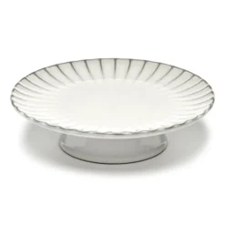 Inku tårtfat L Ø24 cm, White