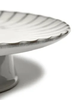 Inku tårtfat L Ø24 cm, White