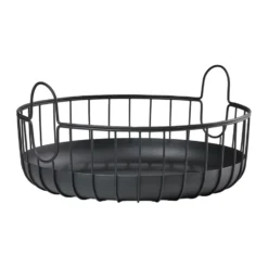 Inu korg Ø38x18 cm, Black