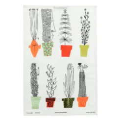 Italiensk blomsterhylla kökshandduk 47x70 cm, Multi