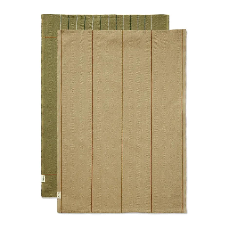 Ito kökshandduk 50x70 cm 2-pack, Seaweed-flax