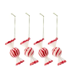 Jolly julgranskula 4-pack, Röd