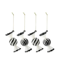 Jolly julgranskula 4-pack, Vit