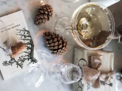 Julemorgen champagneglas, 20 cl