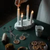 Julemorgen Story ljusstake, Vit