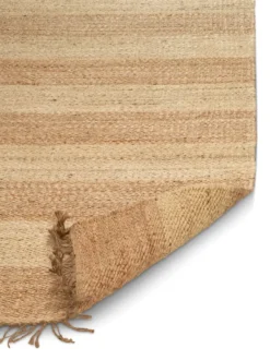 Jute Stripes matta, Natural jute, 200x300 cm