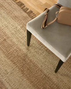 Jute Stripes matta, Natural jute, 170x230 cm