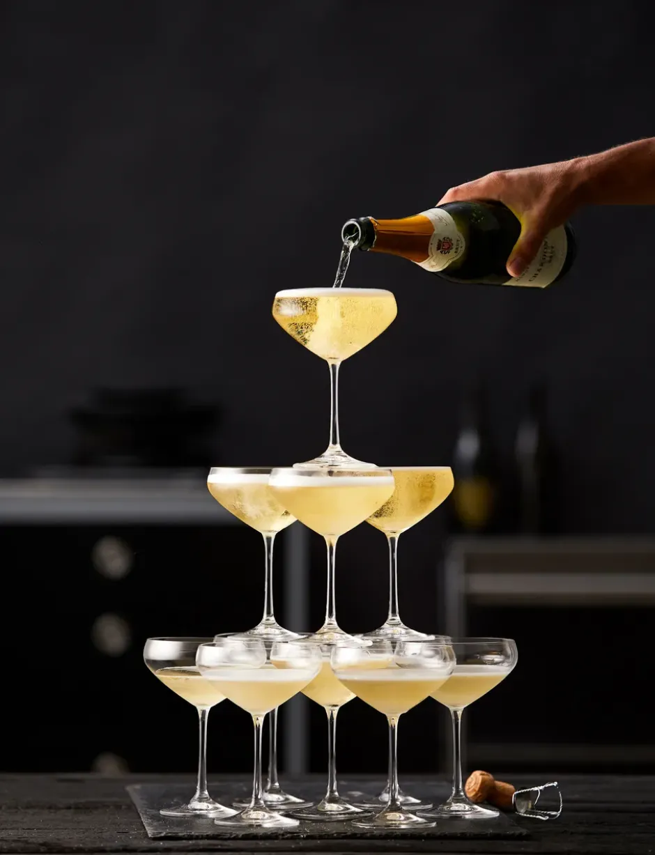 Juvel champagneglas coupe 34 cl 4-pack, Kristall