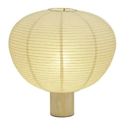 Kami bordslampa, Ek, Ø46 cm