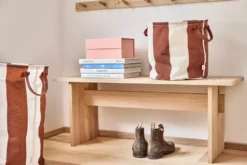 Kara förvaringskorg small Ø18x22 cm 2-pack, Nutmeg