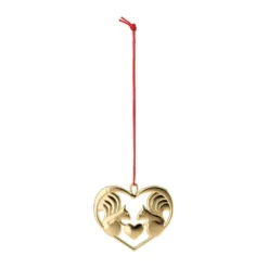 Karen Blixen nuts about you dekorationshänge, Förgylld, 6 cm