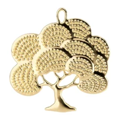 Karen Blixen oak dekorationshänge, Förgylld, 6 cm