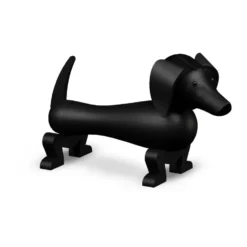 Kay Bojesen hund 28,5 cm, Mörkbetsad ek