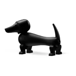 Kay Bojesen hund 28,5 cm, Mörkbetsad ek
