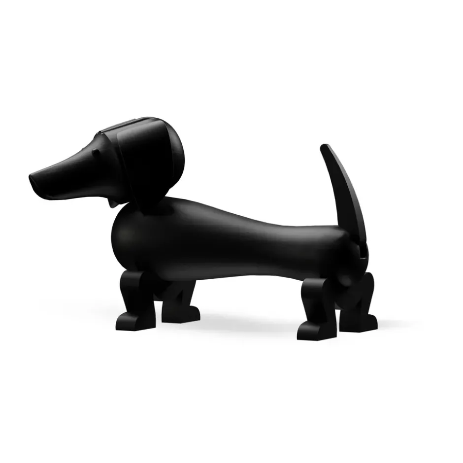 Kay Bojesen hund 28,5 cm, Mörkbetsad ek